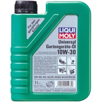 УНІВЕРСАЛЬНА ОЛИВА ДЛЯ САДОВОЇ ТЕХНІКИ UNIVERSAL GARTENGERATE-OL 10W-30 1Л LIQUI MOLY 8037