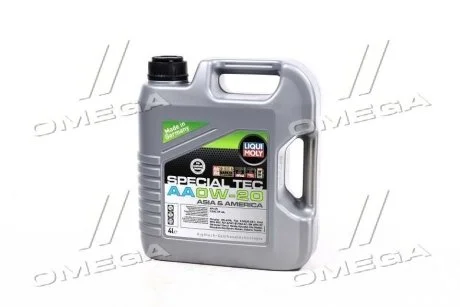 Моторное масло 4 л 0W20 Бензиновый Синтетическое LIQUI MOLY 8066