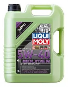 Моторное масло 5 л 5W40 Бензиновый, Турбированный Синтетическое LIQUI MOLY 8536 (фото 1)