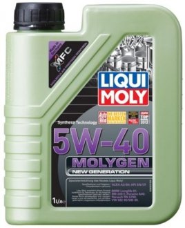 Моторное масло 1 л 5W40 Бензиновый Синтетическое LIQUI MOLY 9053/8576