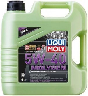 Моторное масло 4 л 5W40 Бензиновый Синтетическое LIQUI MOLY 9054/8578 (фото 1)