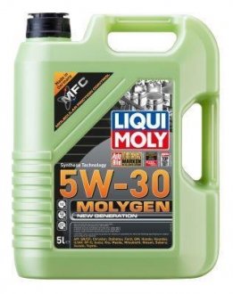 Моторна олива 5 л 5W30 Бензиновий Синтетична LIQUI MOLY 9952 (фото 1)