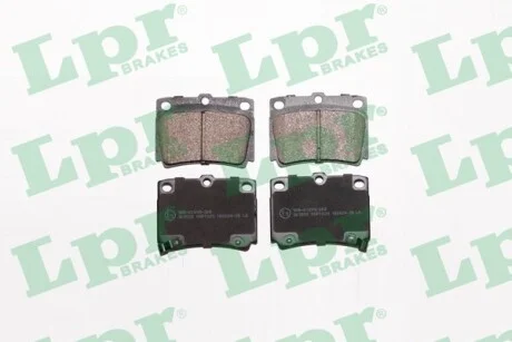 Тормозные колодки задние дисковые LPR 05P1029