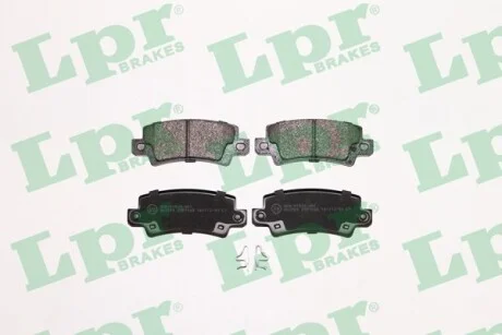 Тормозные колодки задние дисковые LPR 05P1068