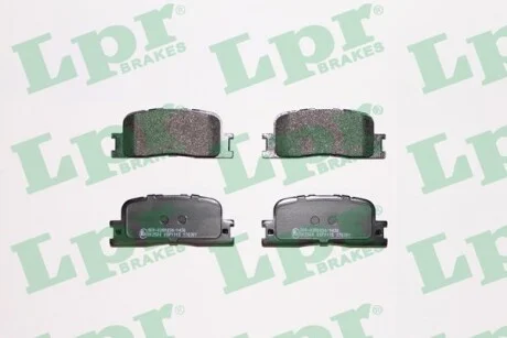 Тормозные колодки задние дисковые LPR 05P1115