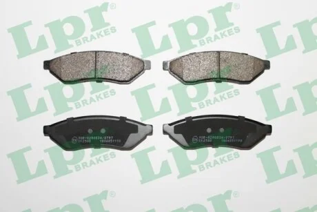 Гальмівні колодки задні дискові LPR 05P1198