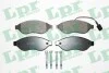 Тормозные колодки передние дисковые LPR 05P1287 (фото 1)