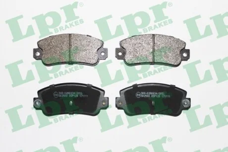 Тормозные колодки задние дисковые LPR 05P128