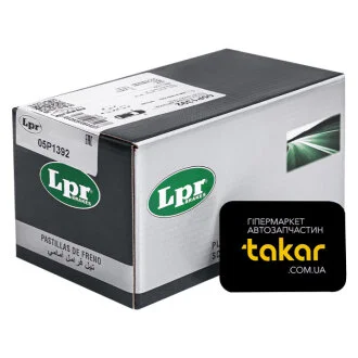 Тормозные колодки передние дисковые LPR 05P1392