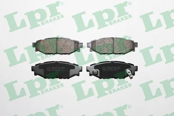 Гальмівні колодки задні дискові LPR 05P1408 (фото 1)