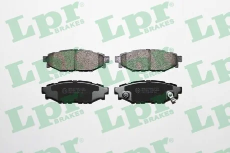 Тормозные колодки задние дисковые LPR 05P1408