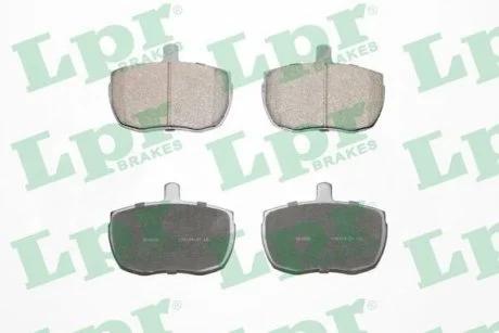 Тормозные колодки передние дисковые LPR 05P140