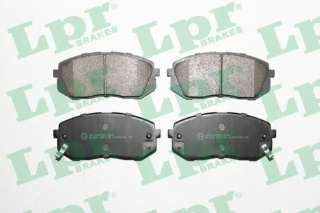Тормозные колодки передние дисковые LPR 05P1415