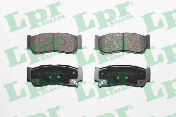 Тормозные колодки задние дисковые LPR 05P1417 (фото 1)