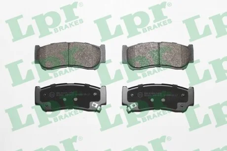 Тормозные колодки задние дисковые LPR 05P1417