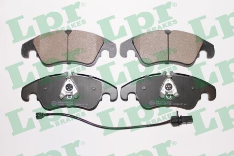 Комплект тормозов колодок, дисковые тормоза. LPR 05P1420A