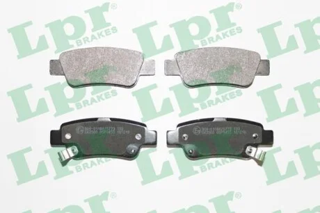 Тормозные колодки задние дисковые LPR 05P1455