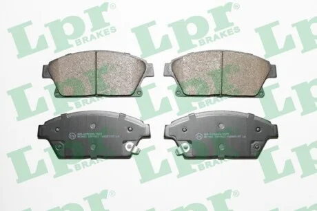 Тормозные колодки передние дисковые LPR 05P1562