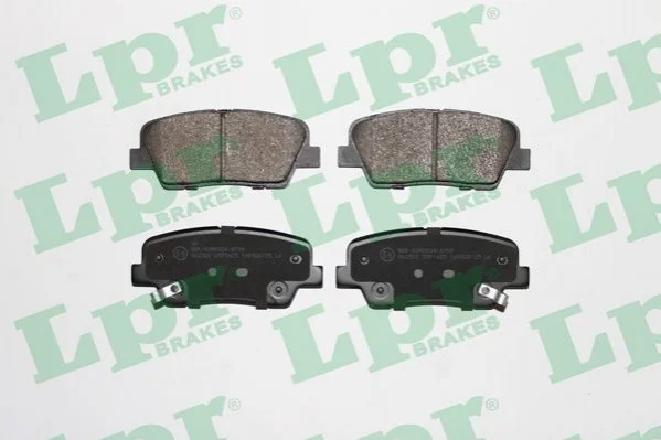 Тормозные колодки задние дисковые LPR 05P1625 (фото 1)