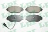 Комплект тормозных колодок из 4 шт. дисков LPR 05P1734 (фото 1)