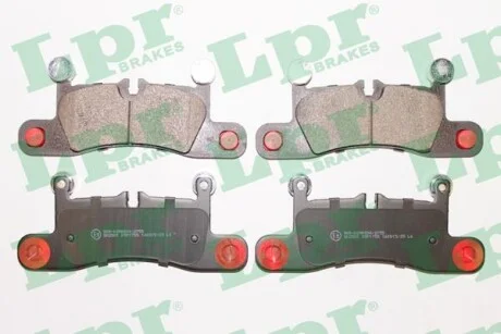 Комплект гальмівних колодок з 4 шт. дисків LPR 05P1755