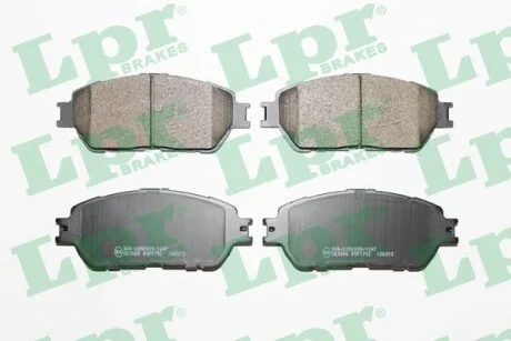 Тормозные колодки дисковые LPR 05P1792