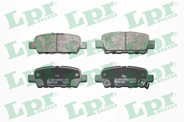 Тормозные колодки дисковые LPR 05P1862 (фото 1)
