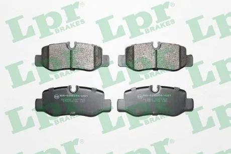 Тормозные колодки задние дисковые LPR 05P1905