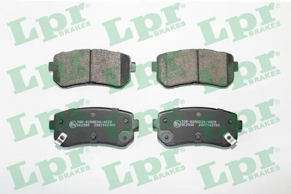Гальмівні колодки дискові LPR 05P2103 (фото 1)