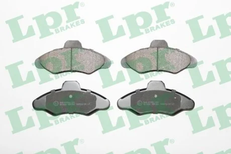 Тормозные колодки передние дисковые LPR 05P383