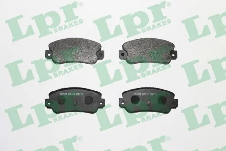 Гальмівні колодки дискові LPR 05P410