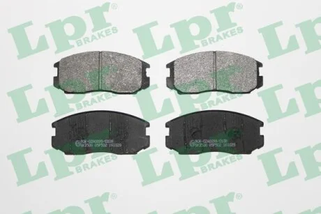 Тормозные колодки передние дисковые LPR 05P502
