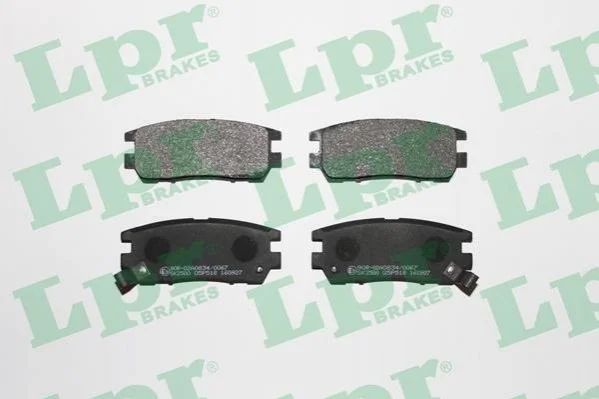 Тормозные колодки задние дисковые LPR 05P518 (фото 1)