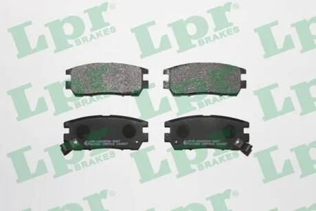 Тормозные колодки задние дисковые LPR 05P518