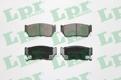 Тормозные колодки передние дисковые LPR 05P520