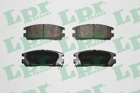Тормозные колодки задние дисковые LPR 05P524