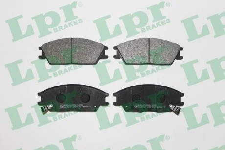 Тормозные колодки передние дисковые LPR 05P542