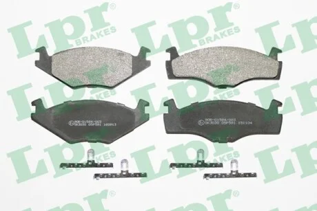 Тормозные колодки передние дисковые LPR 05P591