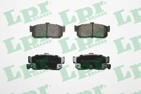 Тормозные колодки задние дисковые LPR 05P602