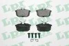 Гальмівні колодки задні дискові LPR 05P621 (фото 1)