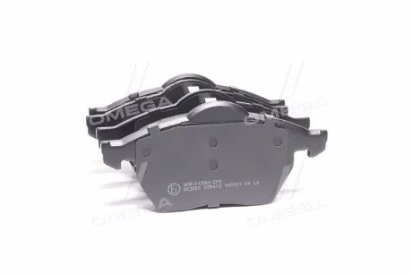 Тормозные колодки передние дисковые LPR 05P639