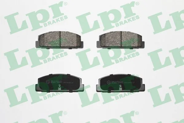 Тормозные колодки задние дисковые LPR 05P876 (фото 1)