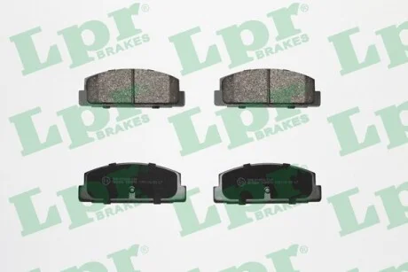 Тормозные колодки задние дисковые LPR 05P876