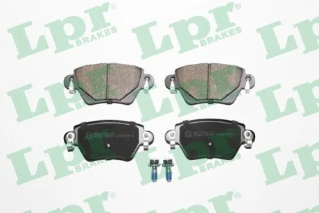 Тормозные колодки задние дисковые LPR 05P897