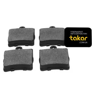 Тормозные колодки задние дисковые LPR 05P957