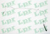 Гальмівний шланг 195 мм LPR 6T49187 (фото 1)