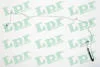 Тормозной шланг 195 мм LPR 6T49187 (фото 1)