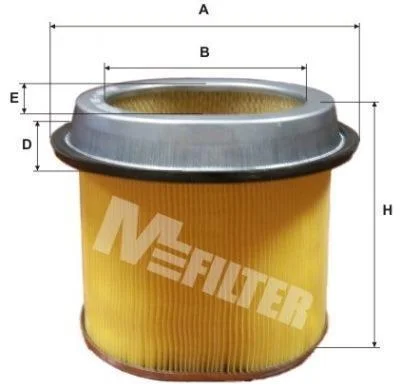 Фільтр повітрянний (вир-во M-Filter) M-FILTER A254 (фото 1)