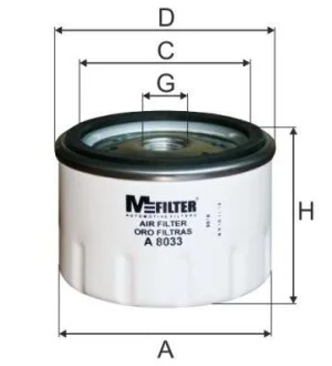 Фільтр повітряний M-FILTER A 8033