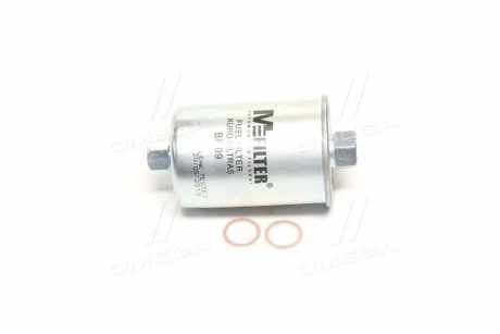 Топливный прямоточный фильтр бензин M-FILTER BF09